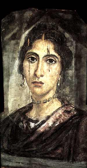 Jeune femme Epoque romaine 2 me S aprs J.C.